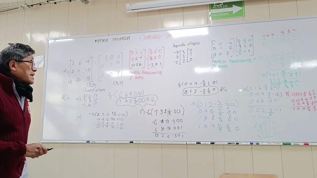 MATRIZ INVERSA (3,3) ejemplo 2