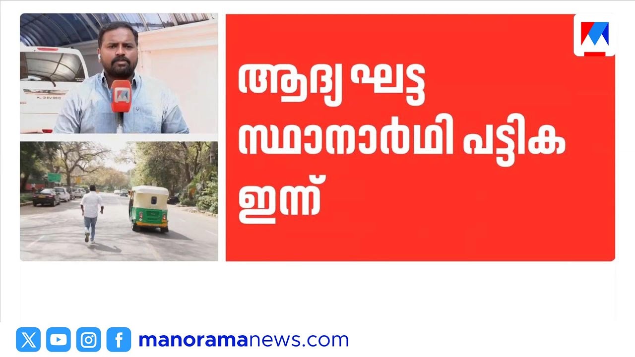 കോണ്‍ഗ്രസ് ആദ്യ ഘട്ട സ്ഥാനാര്‍ഥി പട്ടിക ഇന്ന്; 40 പേരെ പ്രഖ്യാപിക്കാന്‍ ശ്രമം | Congress | List