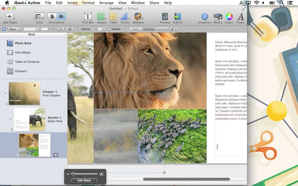 Create an Interactive Book With iBooks Author
