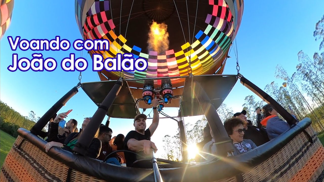Praia Grande, SC | Passeio de balão com João do Balão