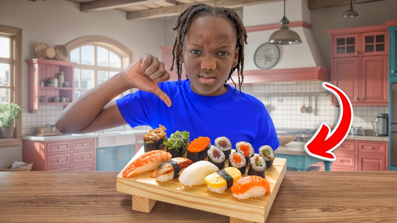 SUPER SIAH pr&oacute;buje SUSHI po raz pierwszy
