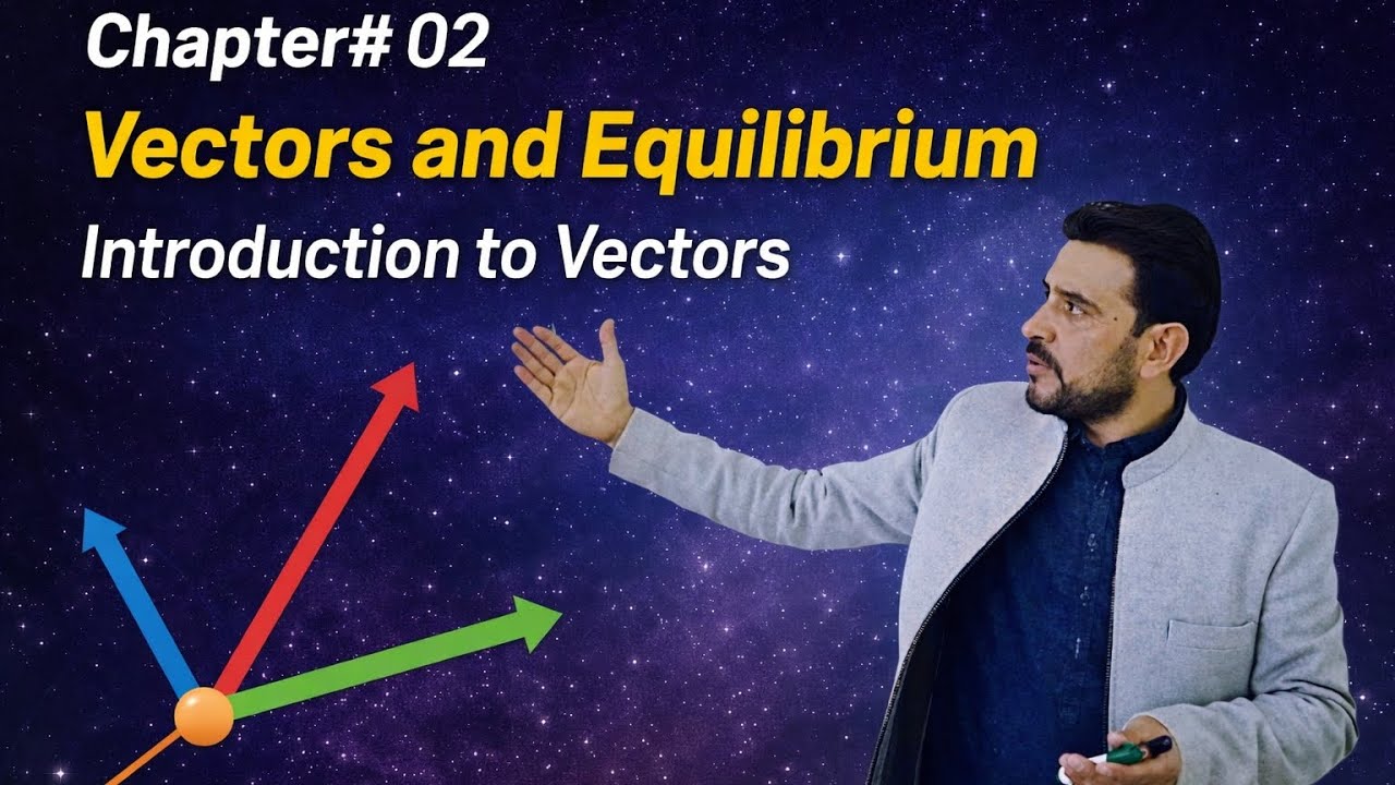 Class 11 physics, CH# 02,vectors  and equilibrium,introduction to vectors