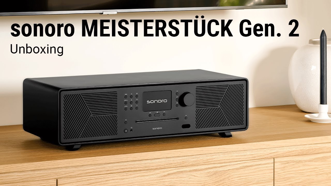 sonoro MEISTERSTÜCK Gen. 2 Unboxing | Das ultimative All-In-One Audiosystem