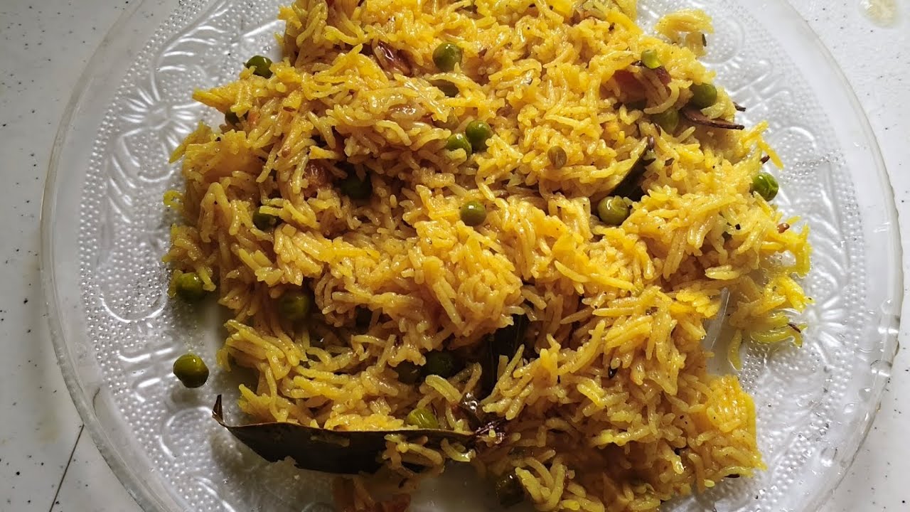 Matar pulao recipe#food😋
