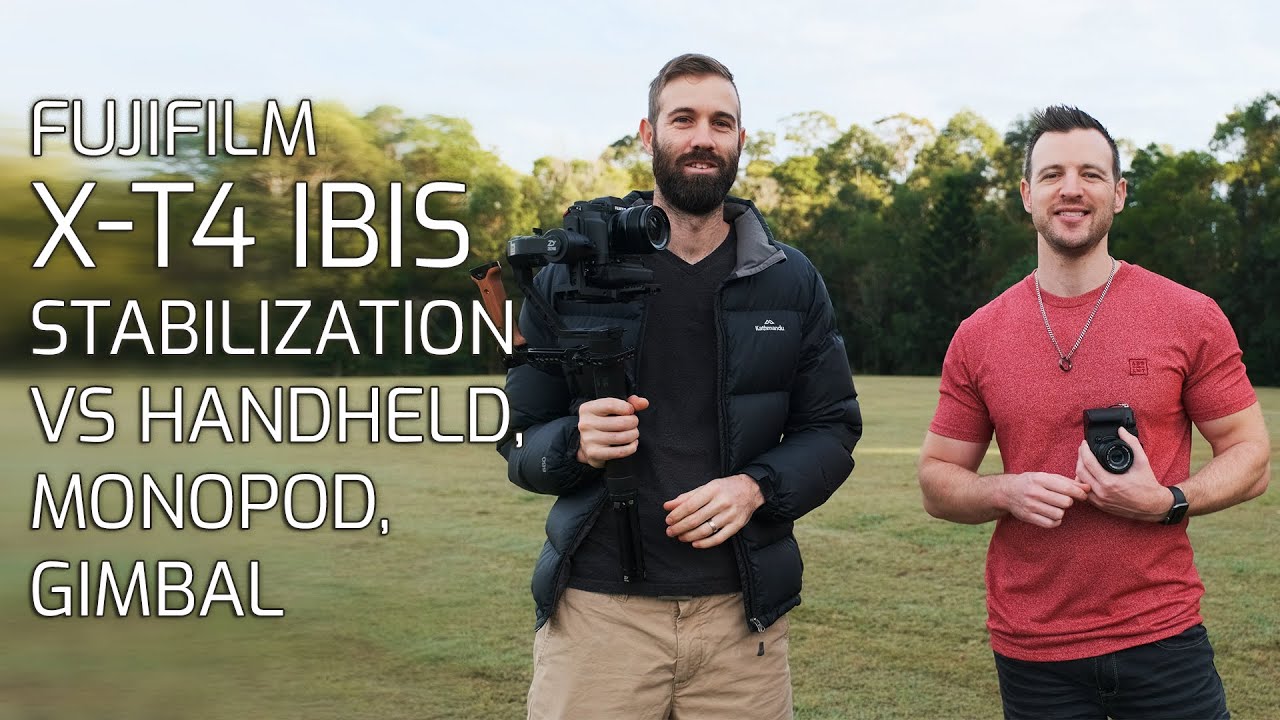 Fujifilm X-T4 IBIS Stabilization Test vs handheld, monopod and gimbal