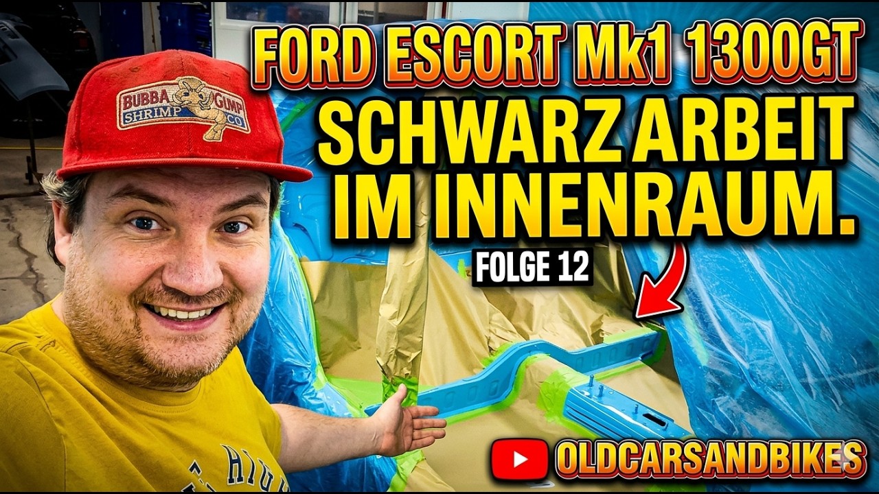 Ford Escort Mk1 1300GT Folge 12 Schwarzarbeit im Innenraum! 🛠️