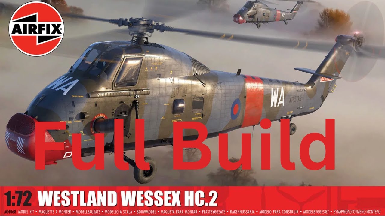Сборка Airfix 1/72 Westland Wessex | Детальная сборка модели