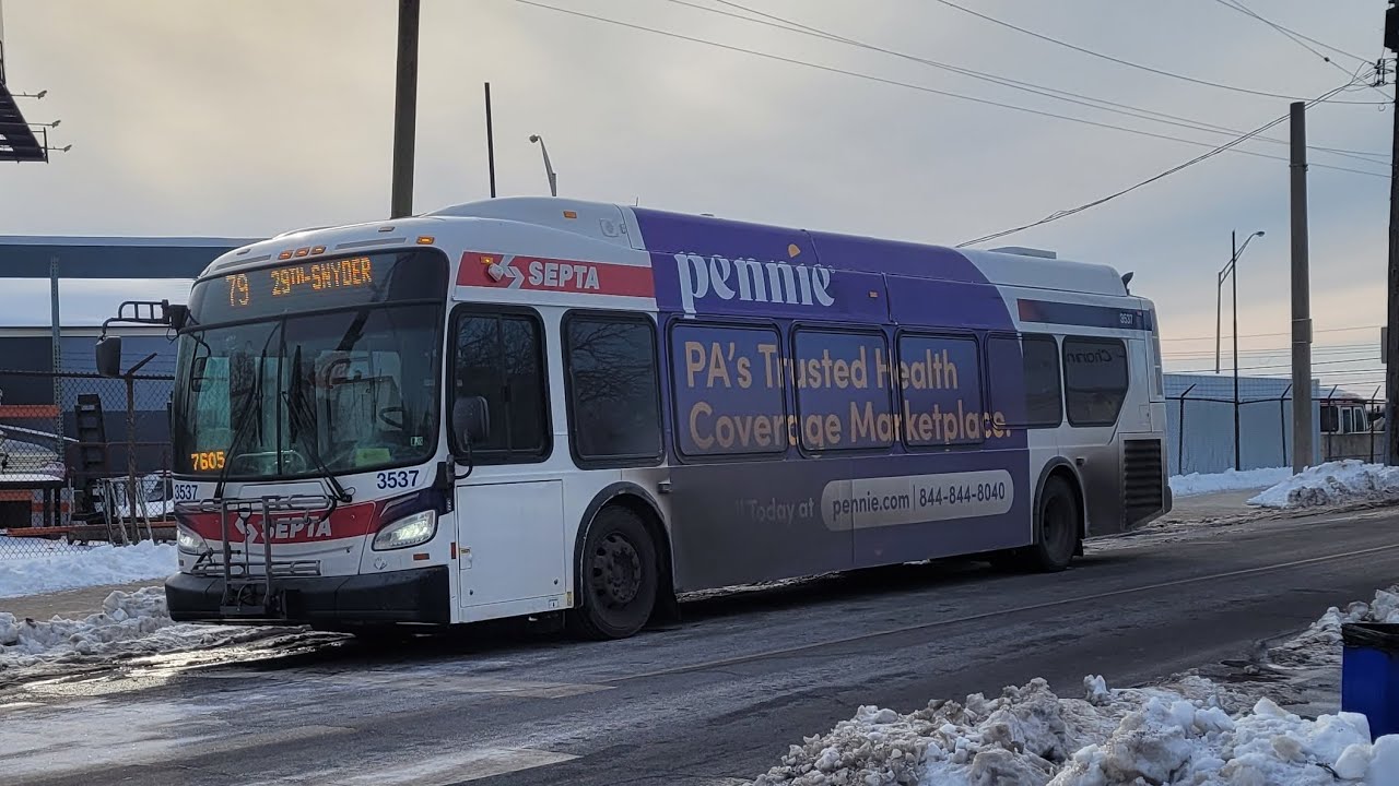 Septa bus route 79 New flyer 2020 xde40 #3537 (2026)