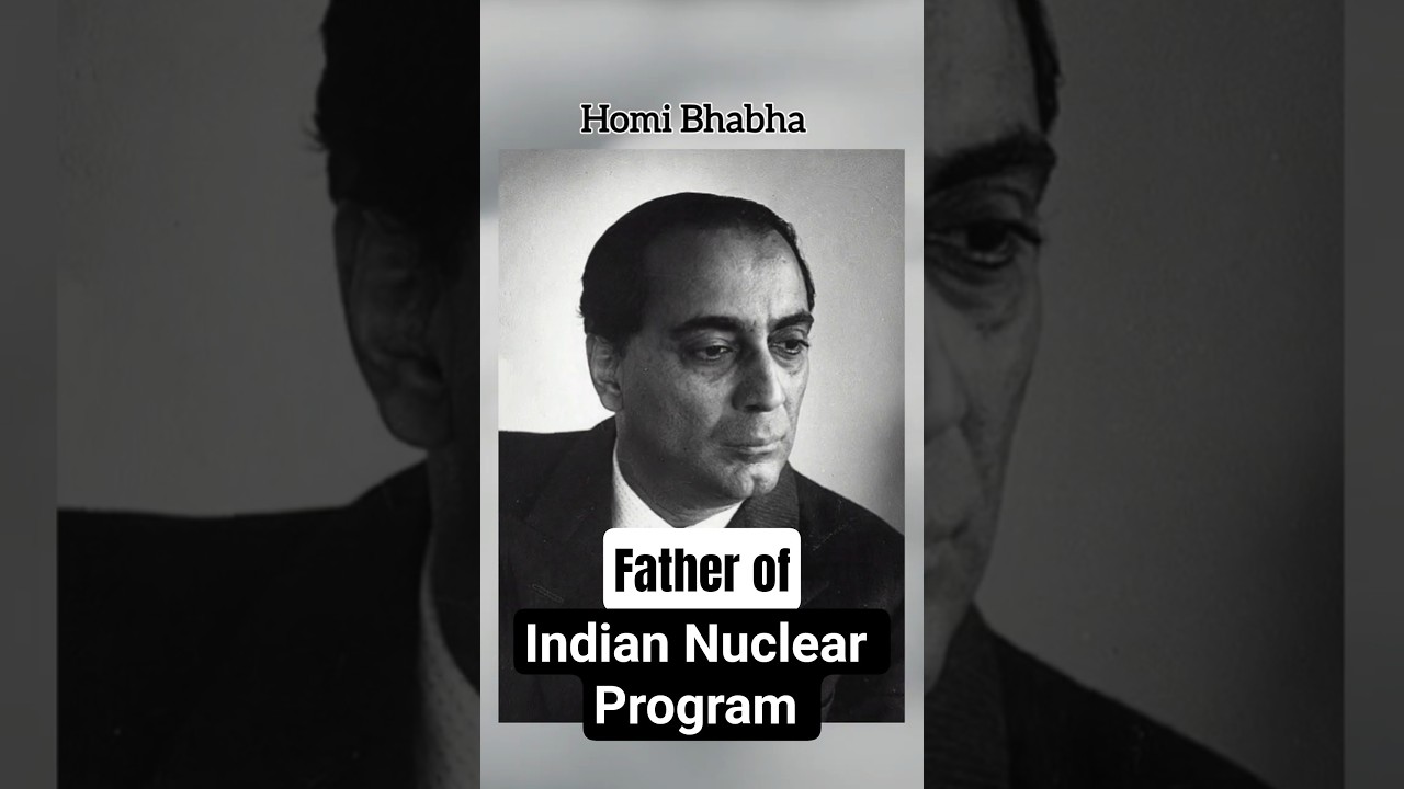 Homi Bhabha: The Father of India's Nuclear Program 🔬🇮🇳 