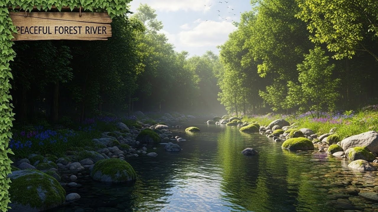 River and Forest Sounds 🌿🌊 Calm Nature Ambience for Relaxation and Focus #2067