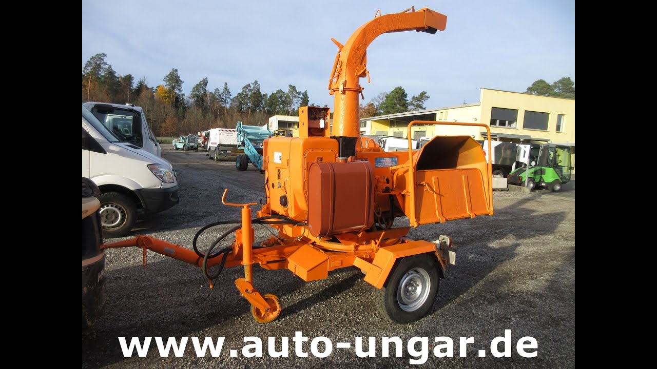 Jensen A3 DI Holzhäcksler Chipper Hatz Diesel Motor Motorhacker 1.838 Stunden www.auto-ungar.de