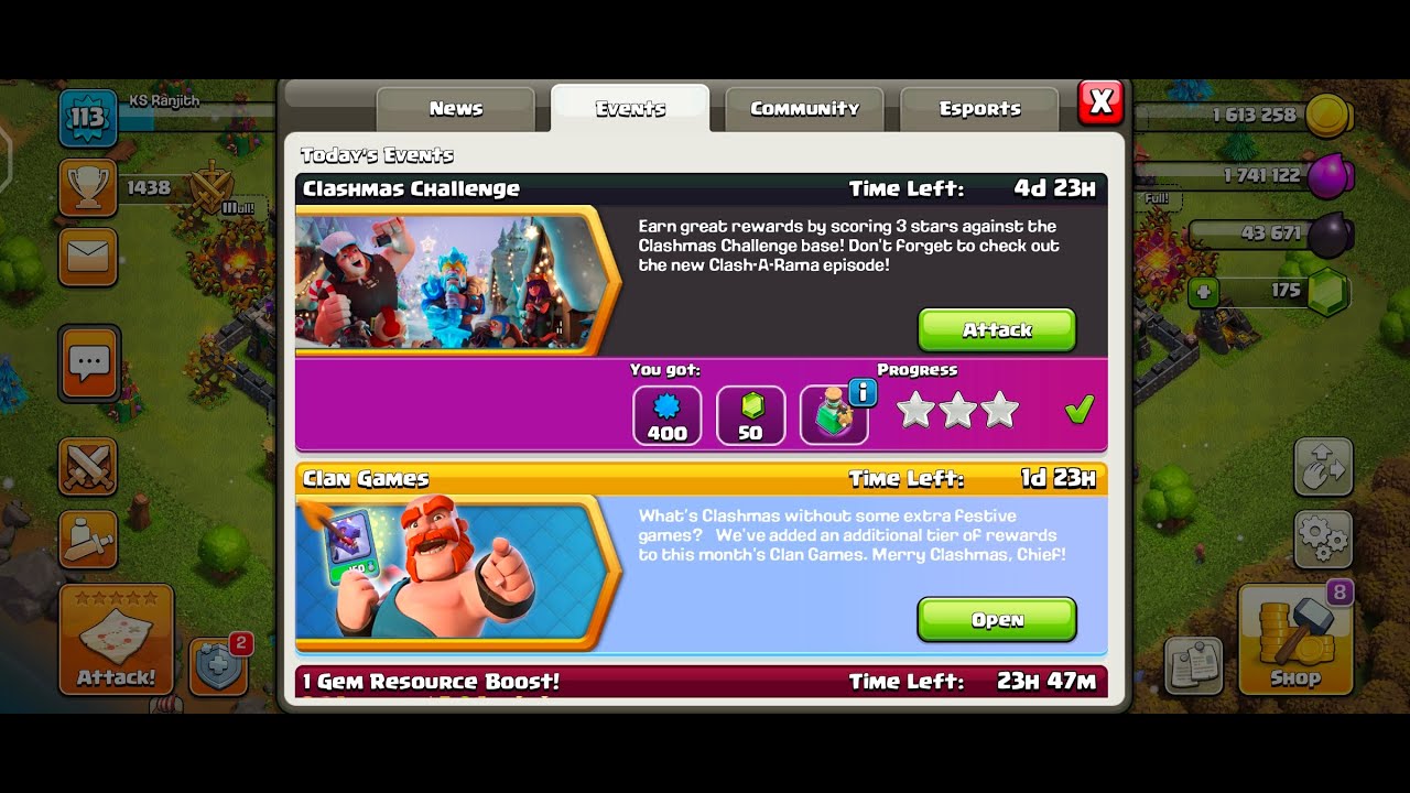 COC Clashmas Challenge || Week Challenge || Easy Trick