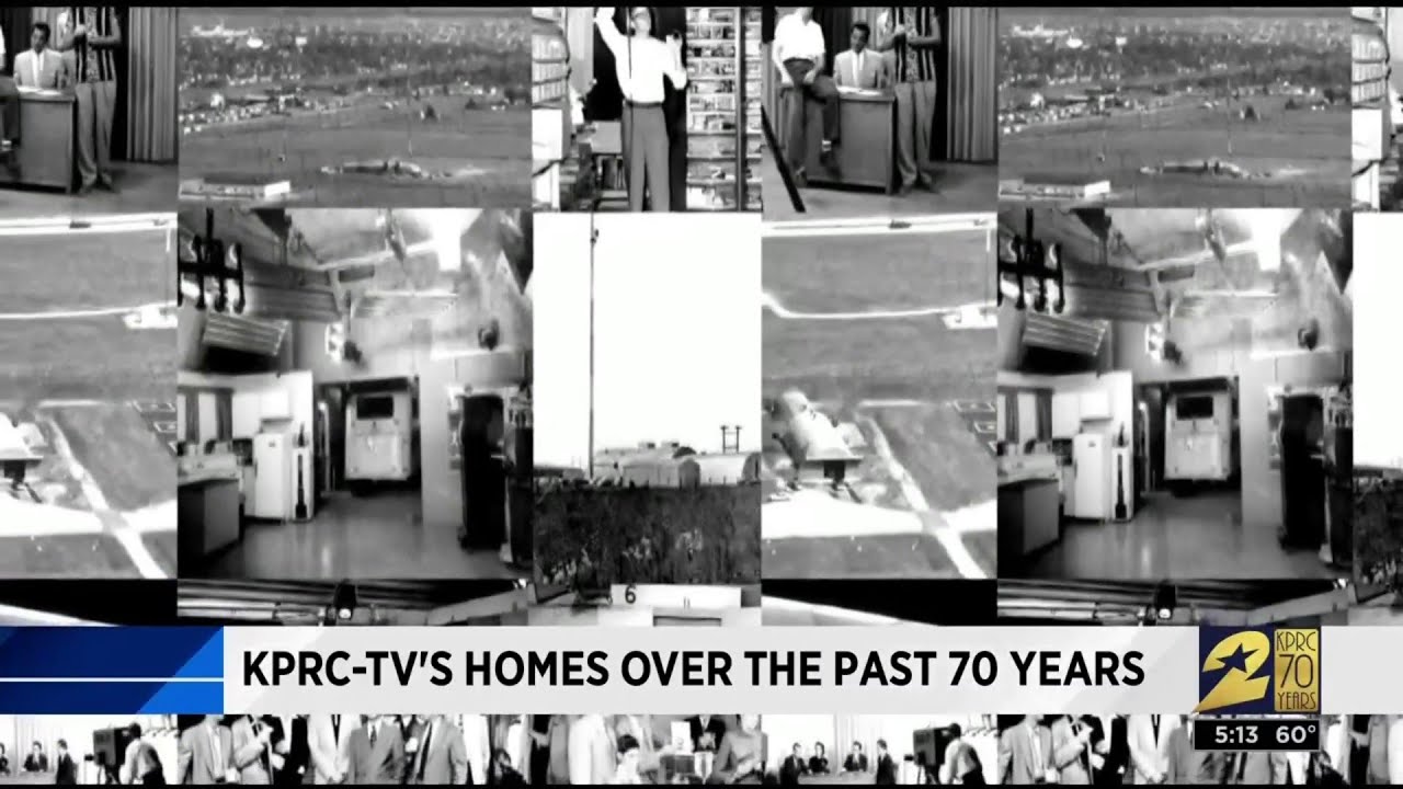 KPRC-TV's homes over the past 70 years