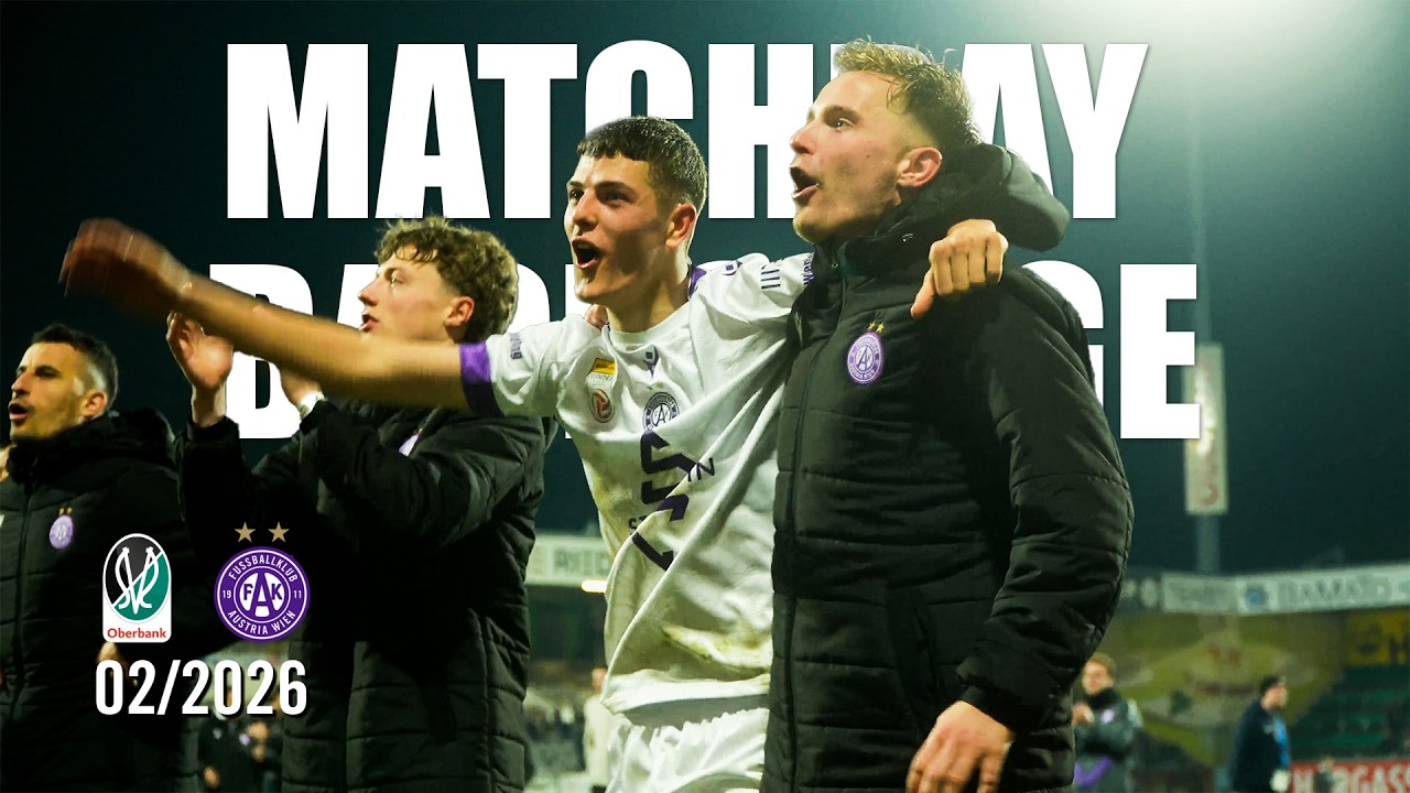 Matchday Backstage: SV Ried - Austria Wien 0:2 (03/2026) #faklive #violatv