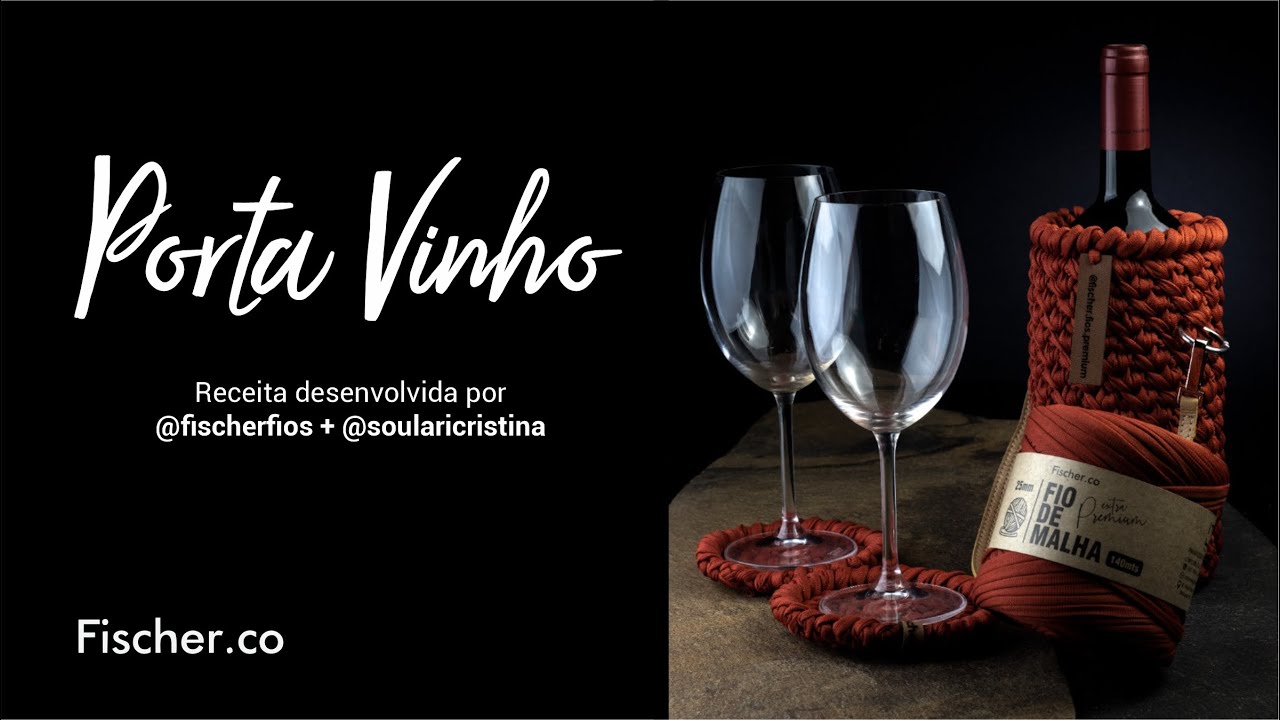Porta Vinhos com Fio de Malha Extra Premium da Fischer