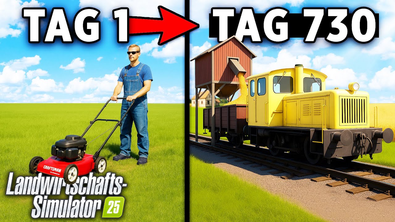 Ich habe 2 JAHRE damit verbracht, eine Farm auf einer FLACHEN KARTE zu bauen! Das ist passiert!?