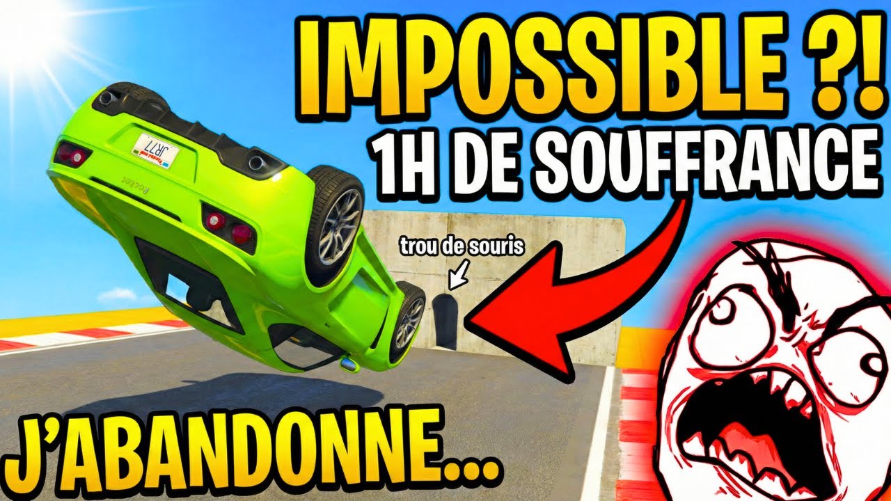 CE PARCOURS A FAILLI NOUS RENDRE FOUS ! 🤬1 HEURE DE RAGE SUR LA COURSE LA PLUS HARDCORE DE GTA !