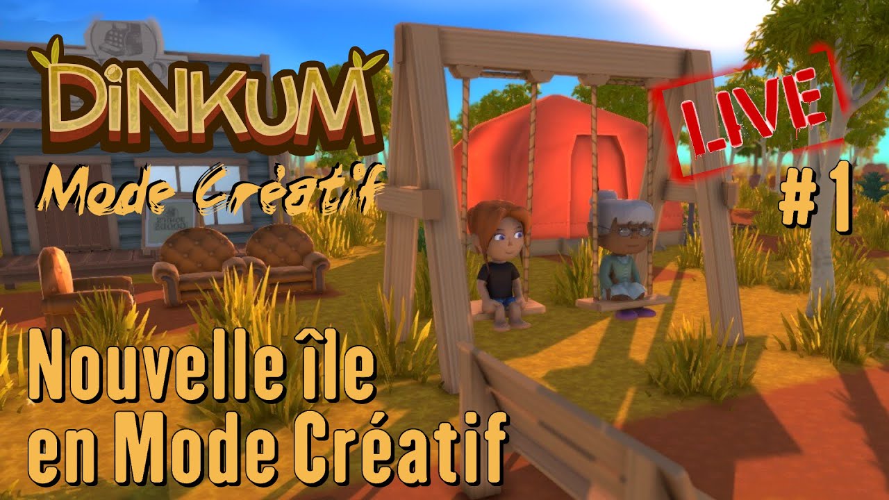 Dinkum - Let's Play #1 - Début d'une nouvelle île en Mode Créatif !