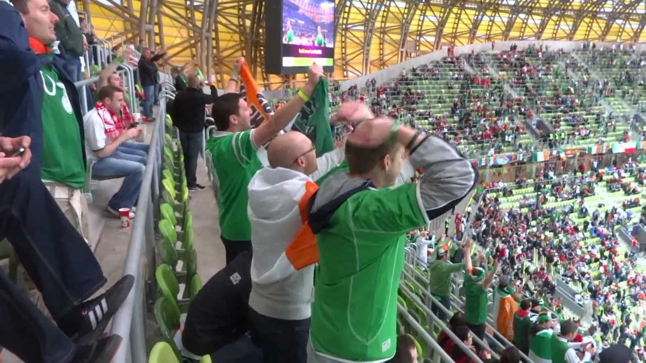 Euro 2012 PGE ARENA Gdańsk Hiszpania:Irlandia 4:0 cz.1 filmu