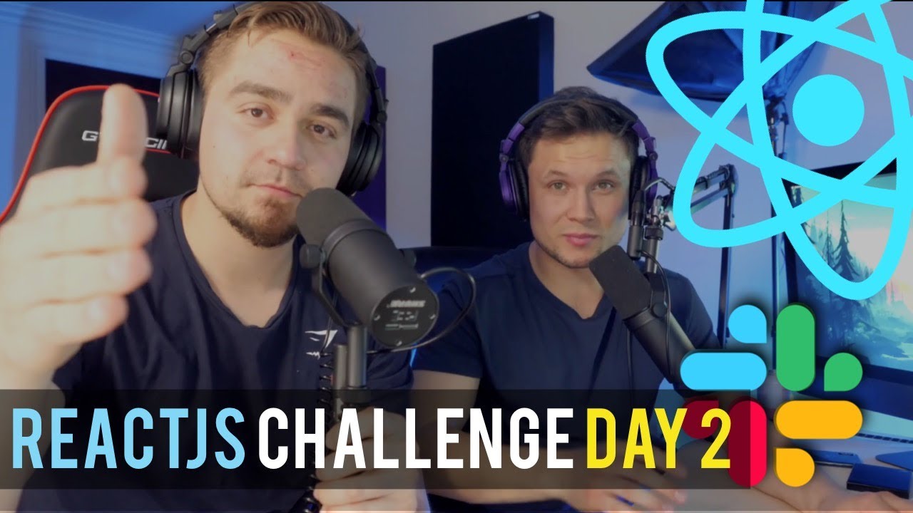 🔴 DAY 2: The 5 Day ReactJS Challenge | Let's Build a Slack Clone with REACT JS Part 1