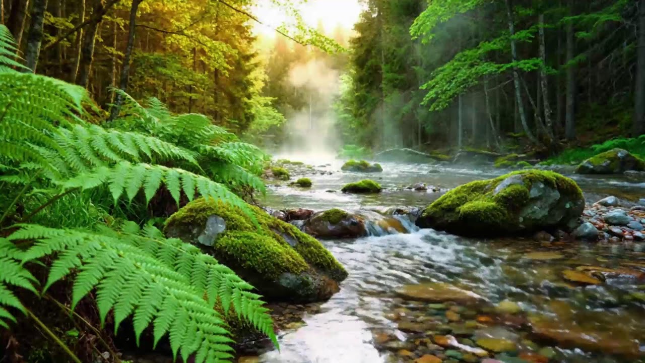 Soothing Forest Stream & Birdsong 🌿 Natural Relaxing Sounds for Deep Sleep