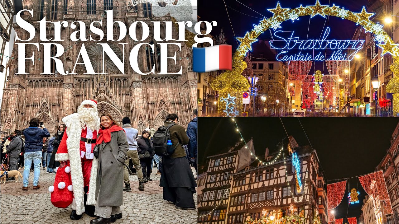 Captivating Strasbourg, France 🇫🇷 strasbourg walking tour🎄✨