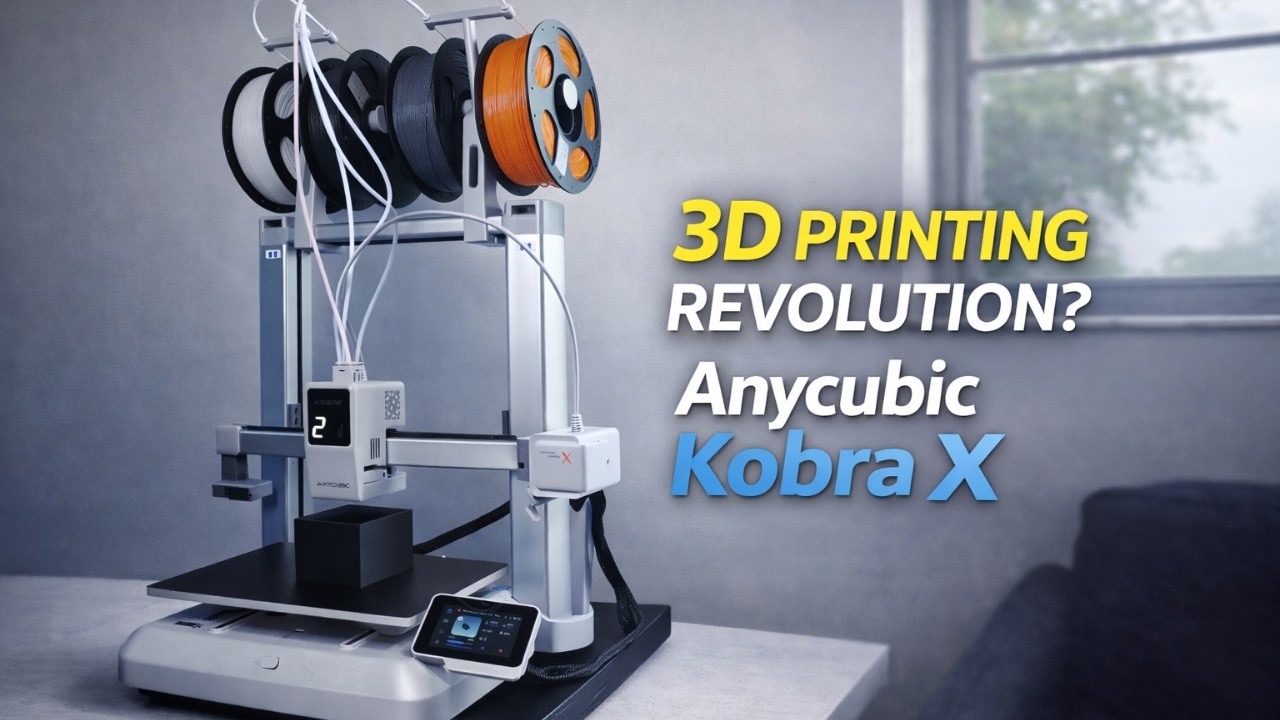 Обзор Anycubic Kobra X &ndash; ЛУЧШИЙ бюджетный многоцветный 3D-принтер?