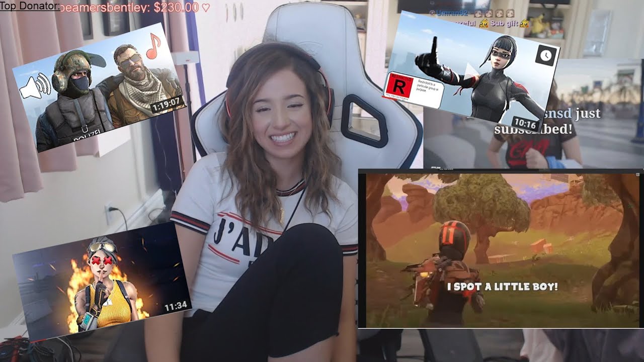 Pokimane reacts to Fitz (Best of Fitz 2017 & fortnite restricted no kids & fortnite is NOT for kids)