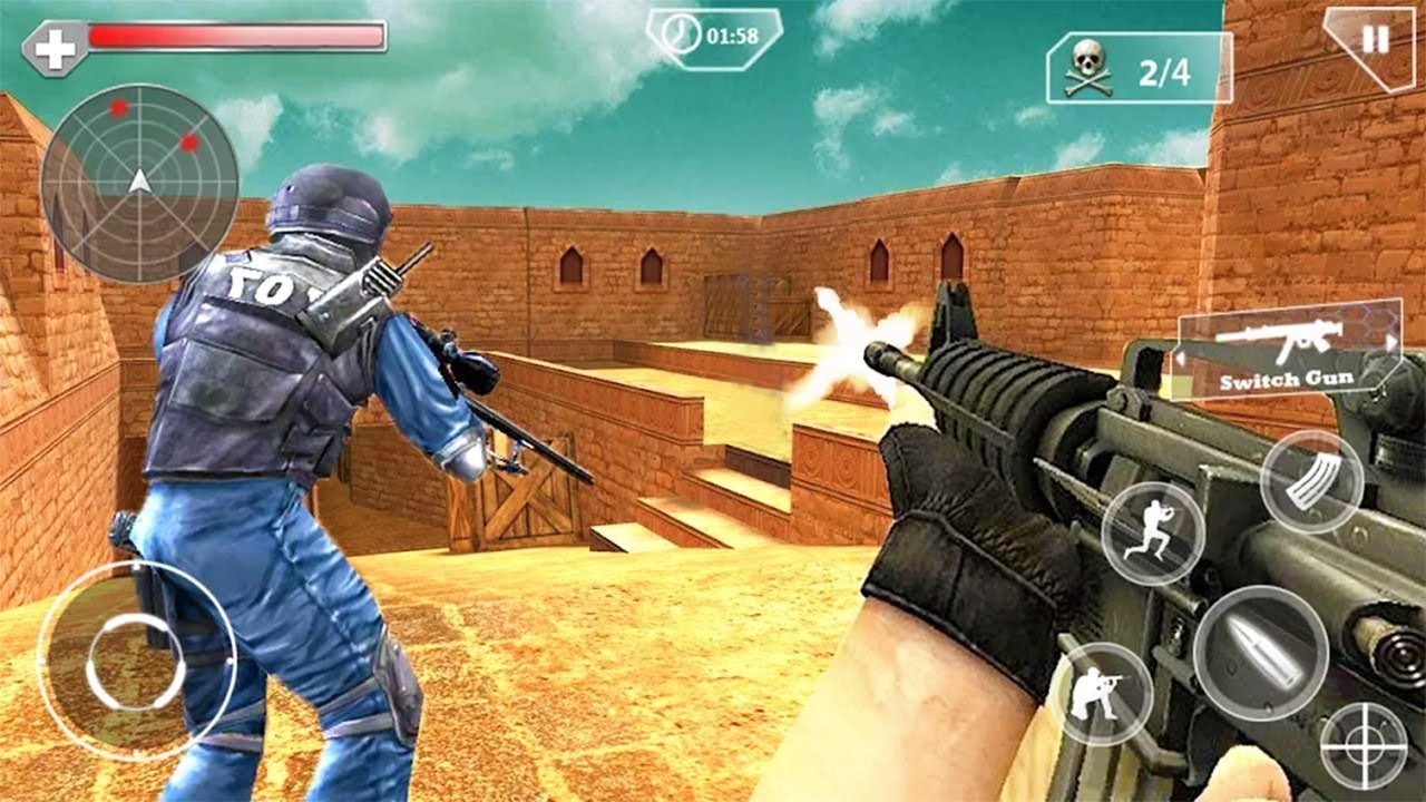 Counter Terrorist Critical Strike CS Shooter 3D – PUBG – Free Fire – Call of Duty