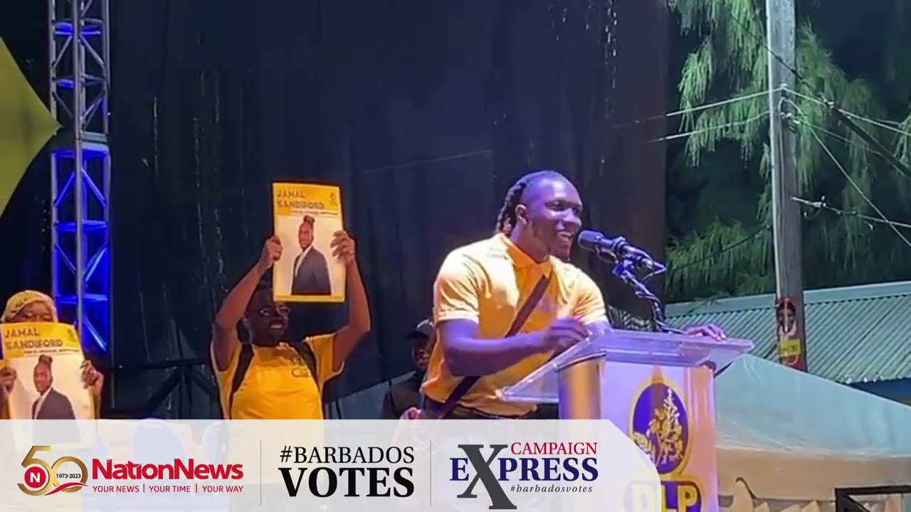 Nation Update: Jamal Sandiford introduced at DLP Presentation of Candidates