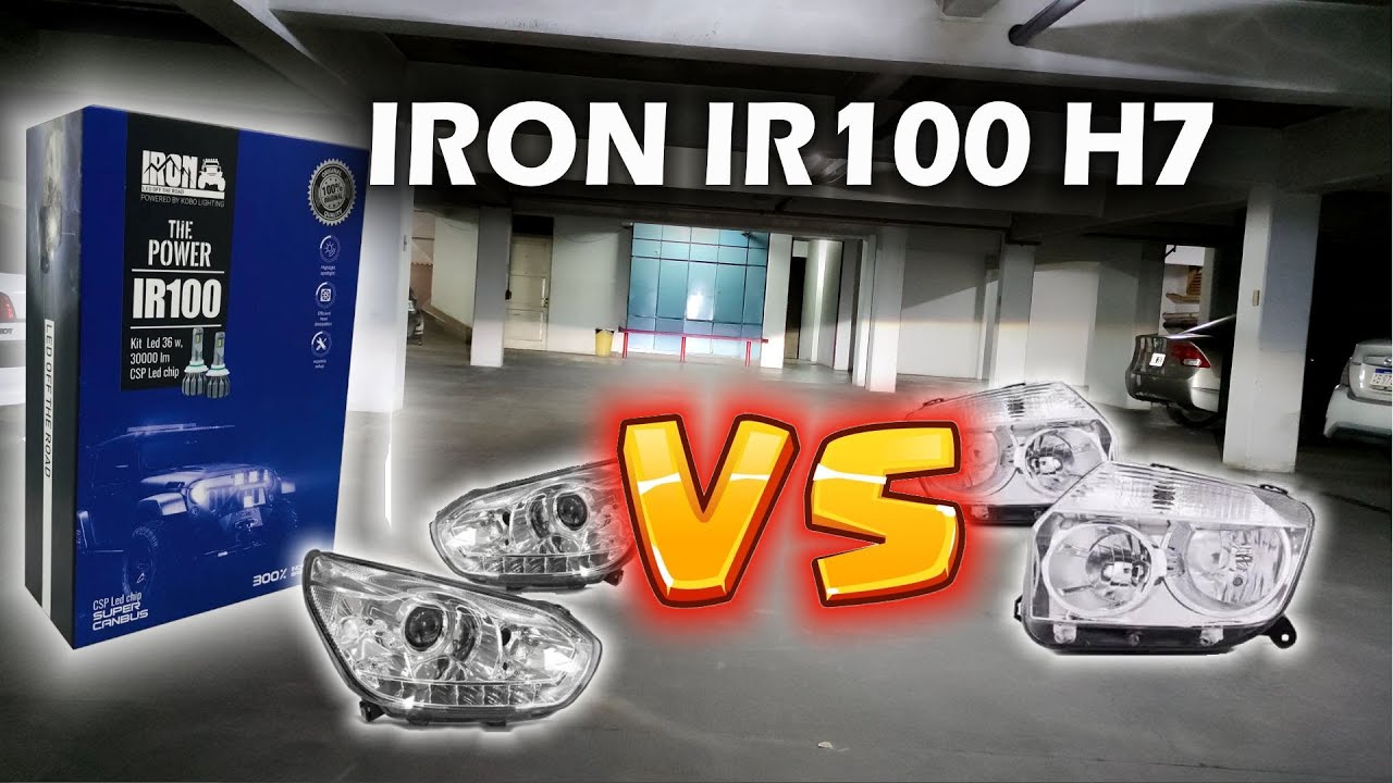 El mejor LED de Argentina!?! IR100 H7 - Lo probamos en un Proyector (lupa) - Vale la pena?