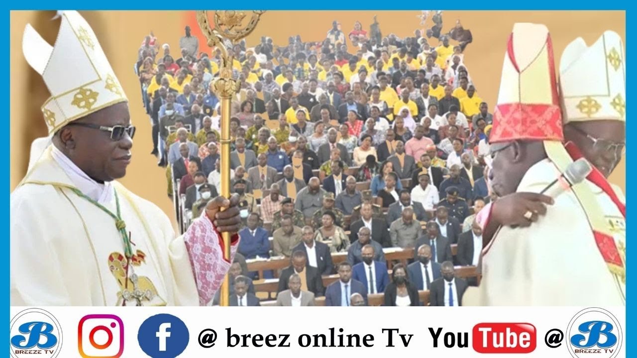 Askofu KILAINI awaliza watu kanisani/aeleza sababu za Mdomo wake Kupinda mbele ya Makamu wa RAISI.