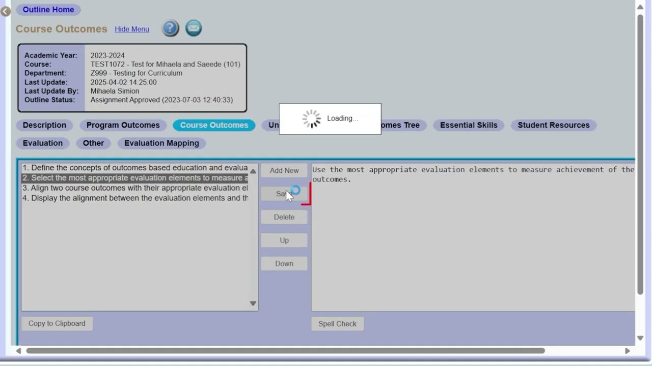 Assessment Guidelines Part 3: Portal Walkthrough