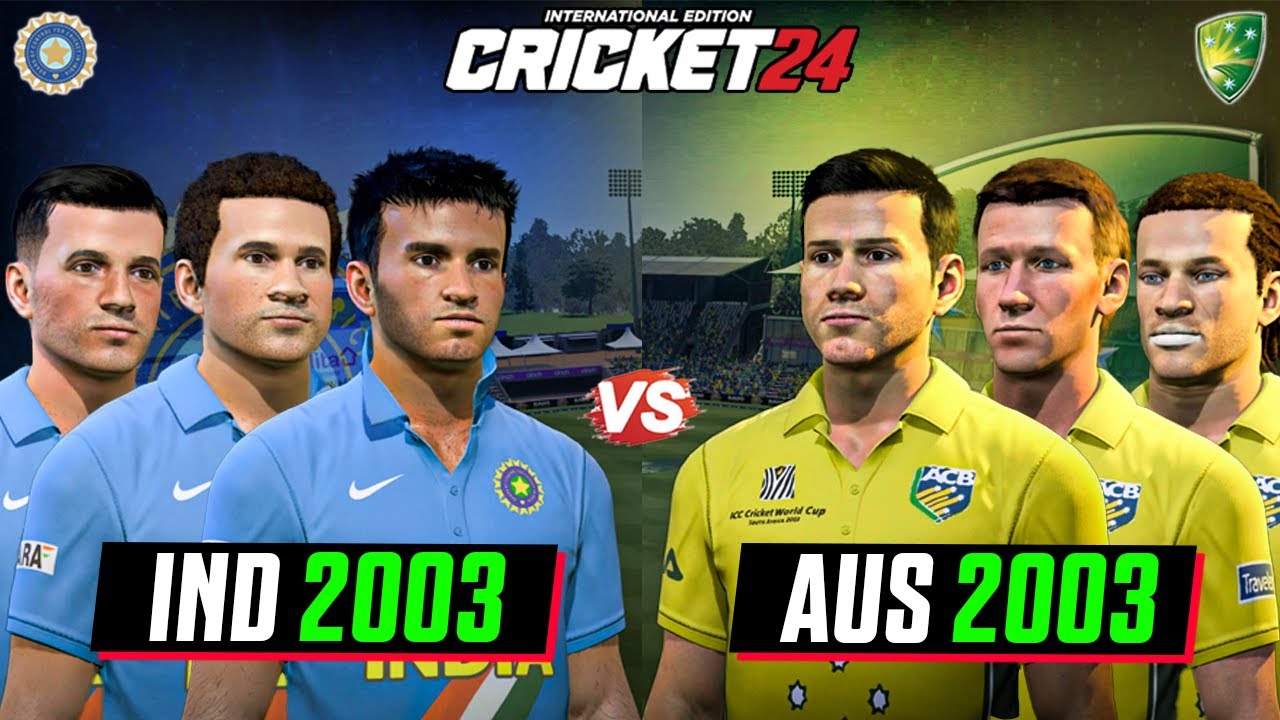 India 2003 vs Australia 2003 😍🔥- Iconic Matches in Cricket 24 #1