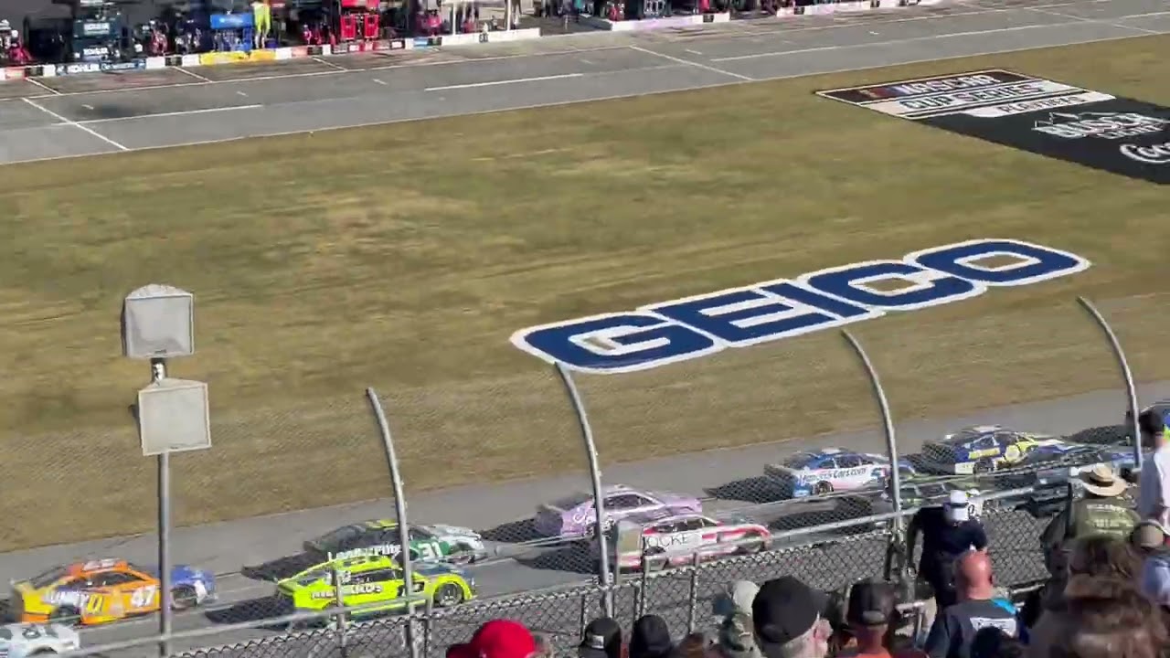 Erik Jones Leads Chase Elliott | Talladega Superspeedway | NASCAR Cup Series | Green Flag Racing