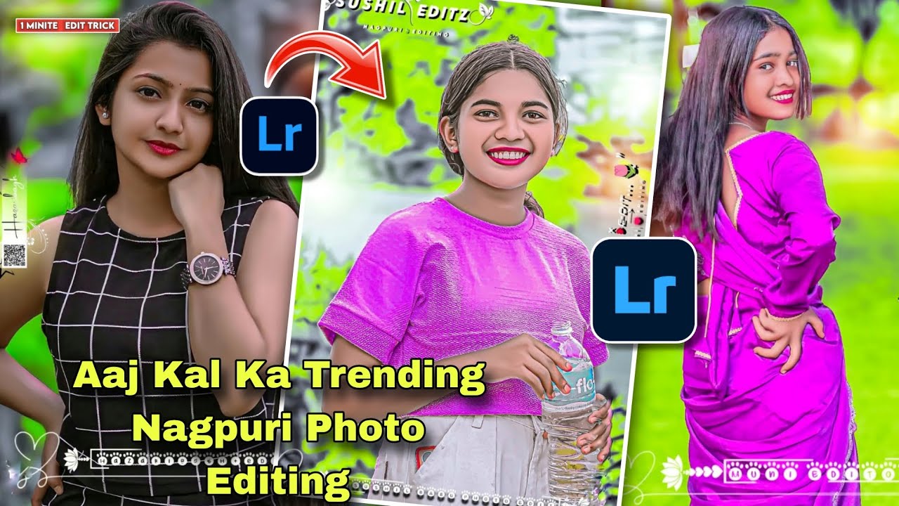🔥 Aaj Ka Sabse Trending Nagpuri Photo Editing 2026 | Viral Lightroom Edit😲 // krmeditor 