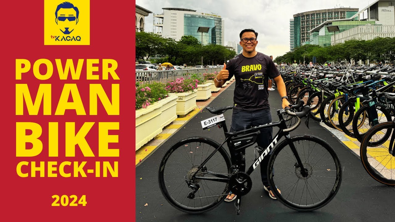 POWERMAN 2024 DUATHLON BIKE CHECKIN RACE PACK COLLECTION | Road Bike Cycling Malaysia Insta360