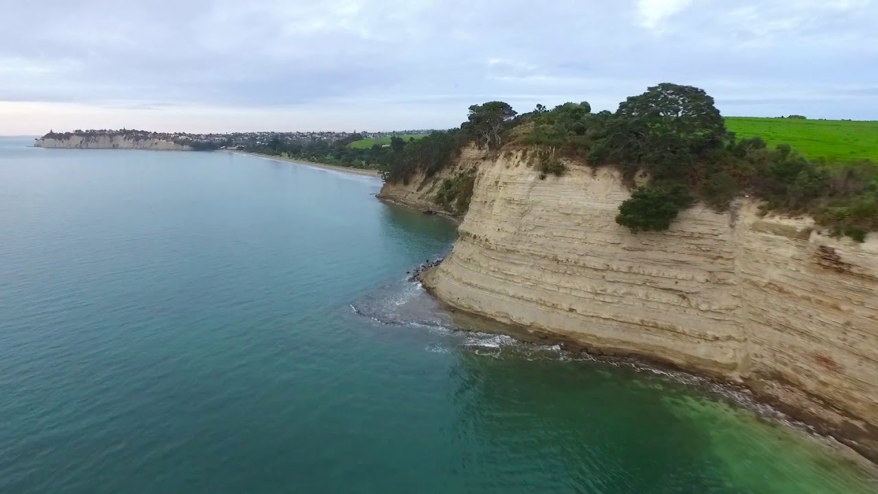 Long Bay (Auckland) - Beach and Coast Drone Footage