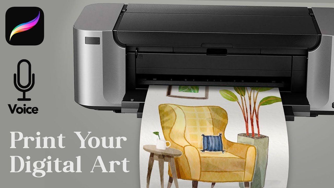 Печать изображений в Procreate // Мой рабочий процесс печати цифровых акварельных картин