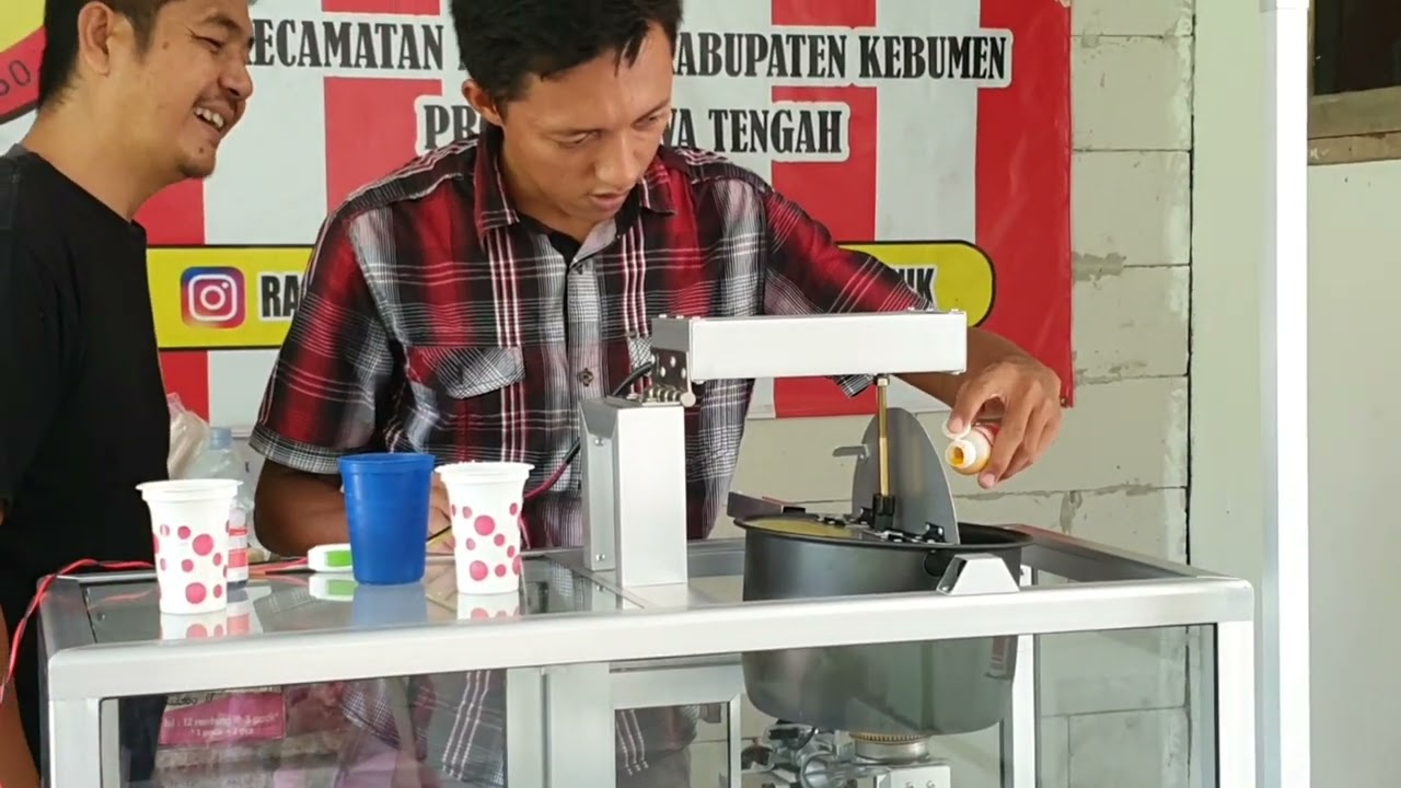 Pengusaha Snack Berkembang ke Popcorn Datang Langsung Kebumen Sekalian Praktek Mesin