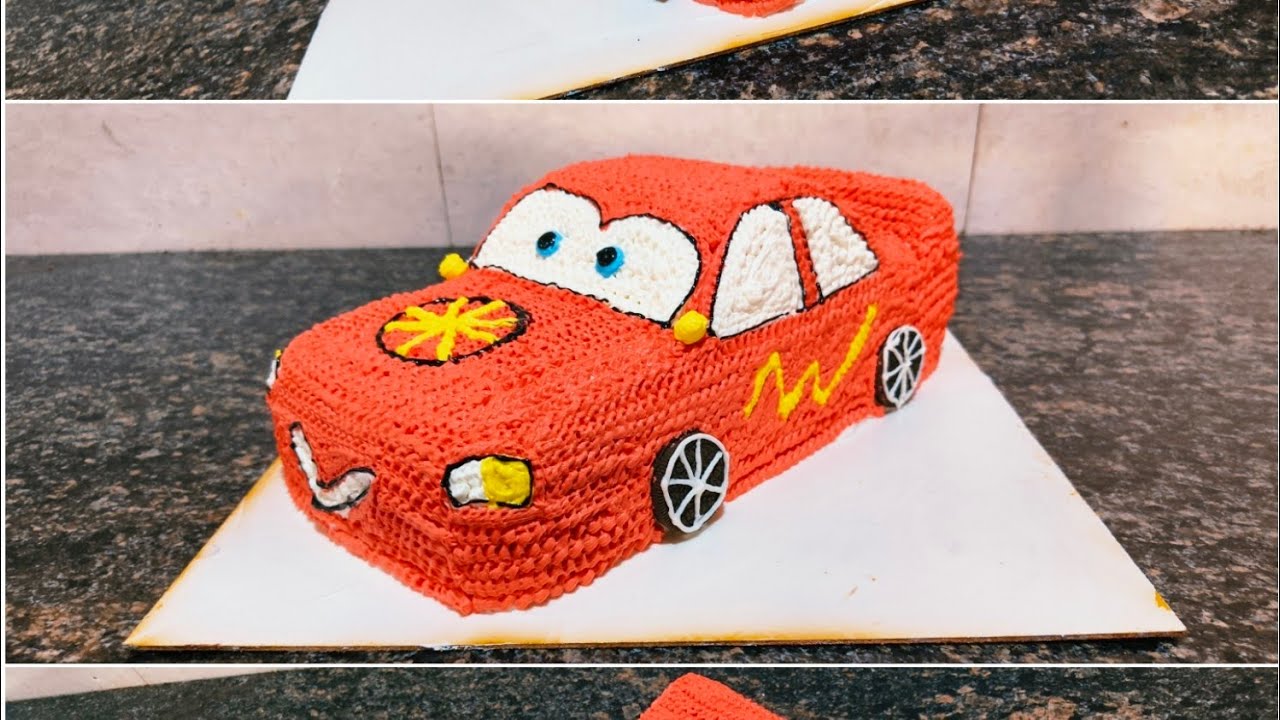 how to make car cake/car cake decoration/birthday car cake design