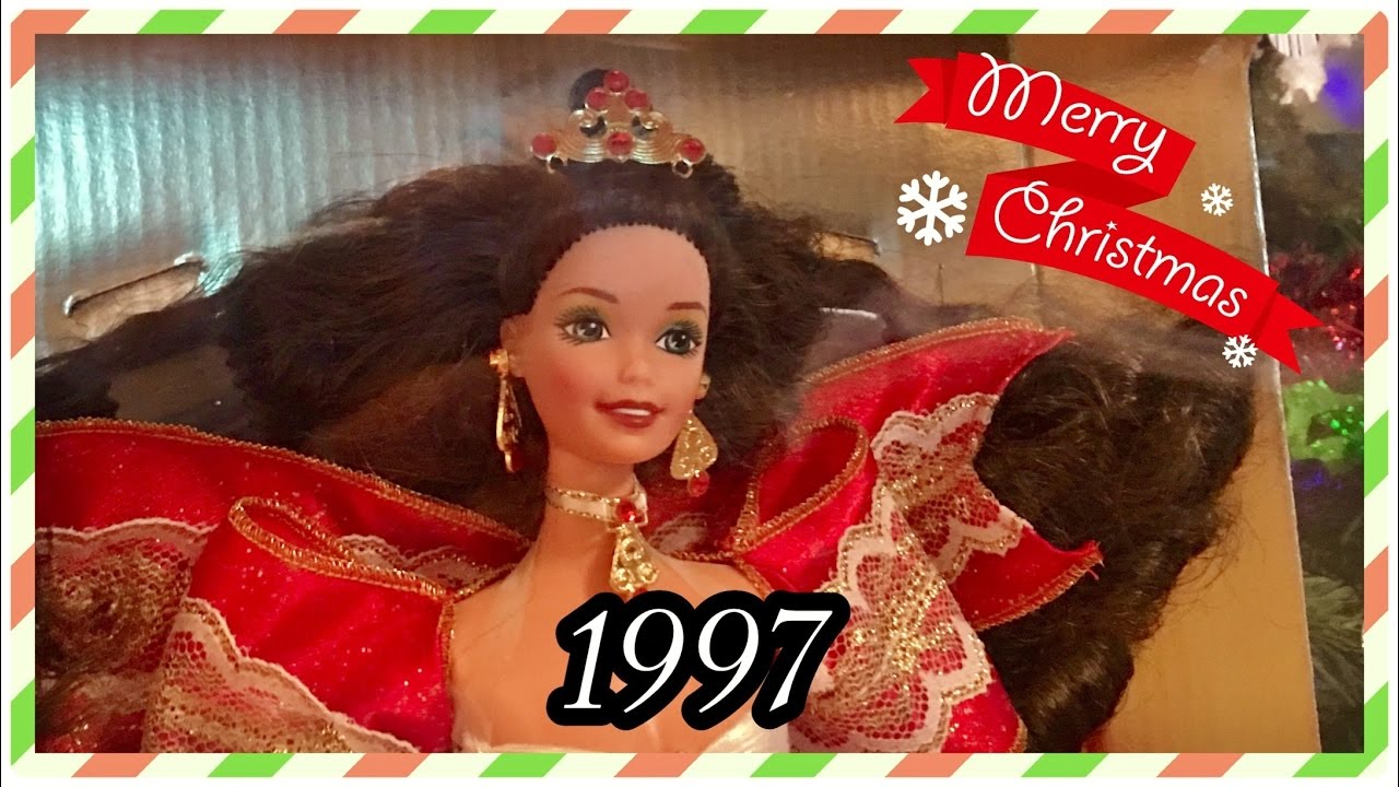 1997 / 28 Years of Holiday Barbie Dolls! / Christmas Collection Advent / 1997 Happy Holidays Doll
