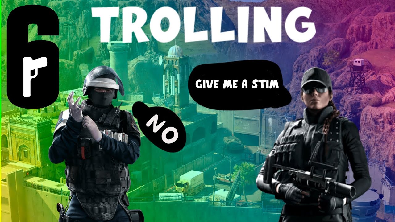 WHAT IS A STIM?! : Rainbow Six Siege Doc Trolling