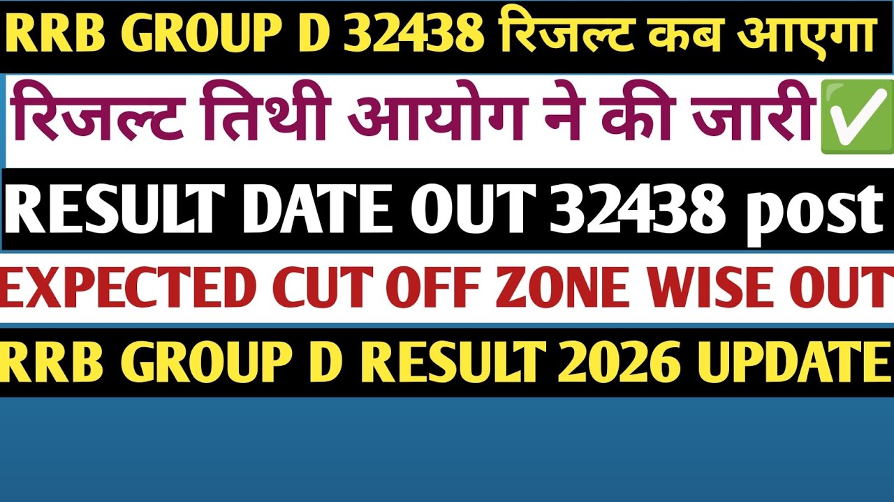 RRB Group D Result 2026 Big Update 🔥 | Expected Cut Off & PET Date