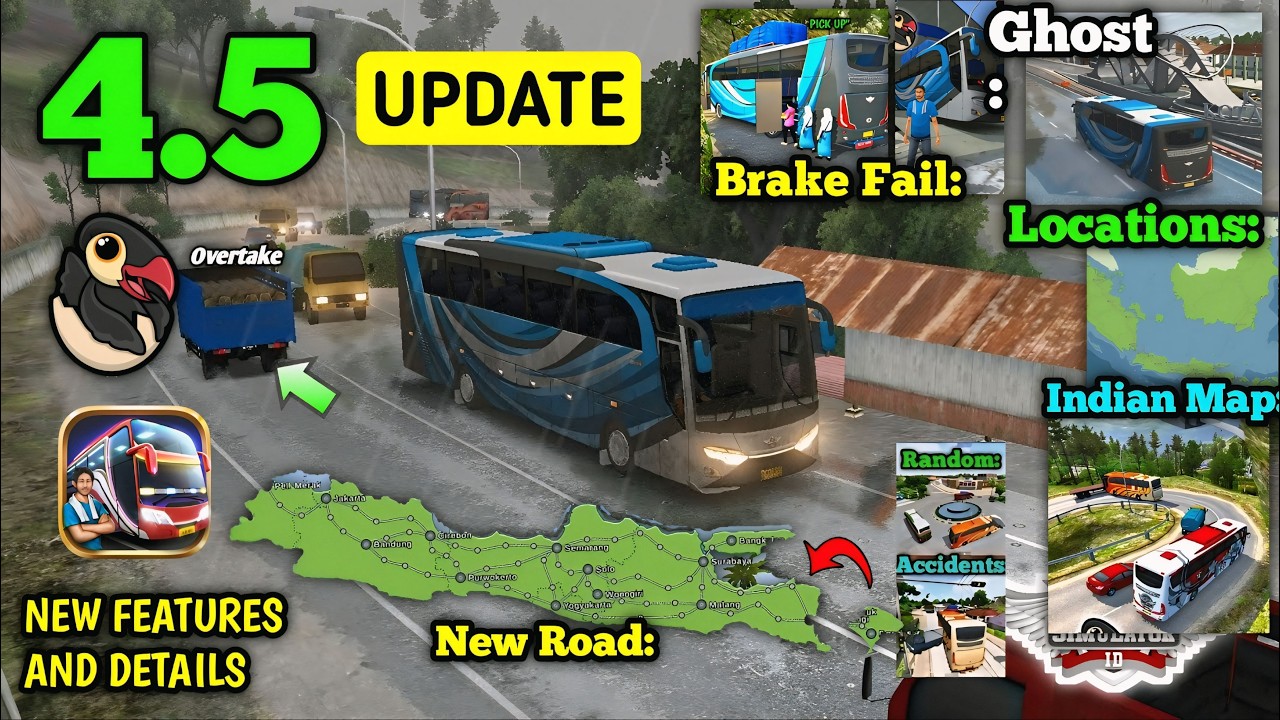 Bus Simulator Indonesia by Maleo 2026 Big Update - New 4.5 Update Features, Details and Gameplay
