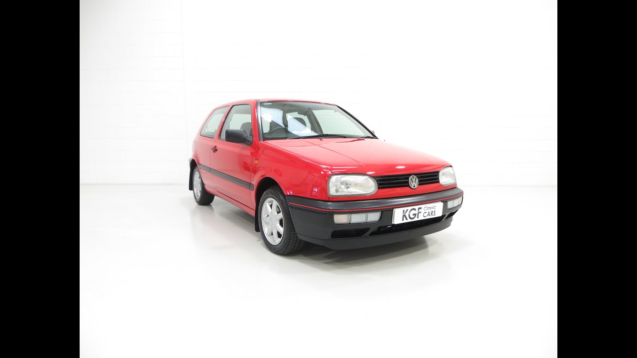 An Unrivalled VW Golf Mk3 Driver 3dr with One Owner and 25,511 Miles - SOLD!