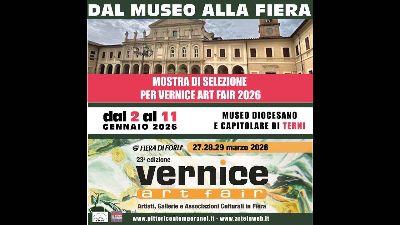 DAL MUSEO ALLA FIERA TERNI MUSEO DIOCESANO MOSTRA DI SELEZIONE DI ARTE CONTEMPORANEA GENNAIO 2026