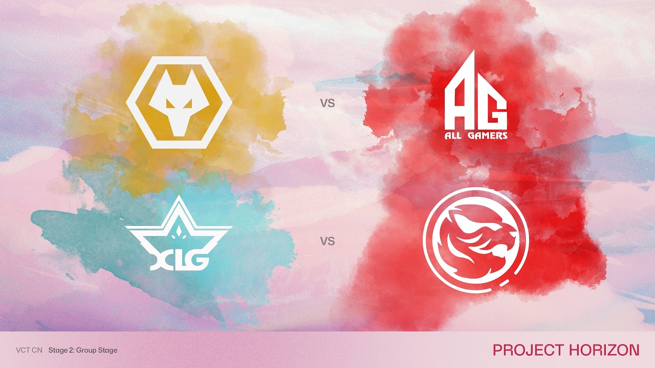 WOL vs AG | XLG vs TEC | VCT CN Stage 2 Group Stage | Project Horizon | Community English Costream