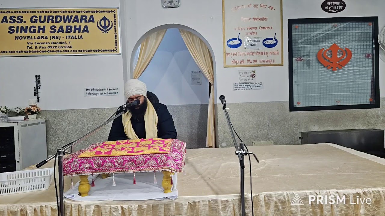 Live streaming of Gurdwara Singh Sabha Novellara