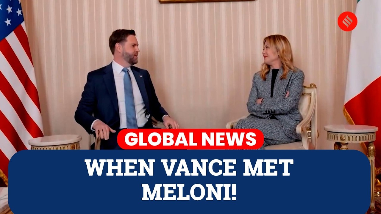 Олимпийские игры: Джей Ди Вэнс встречается с Джорджией Мелони в Италии, что подчеркивает важность...